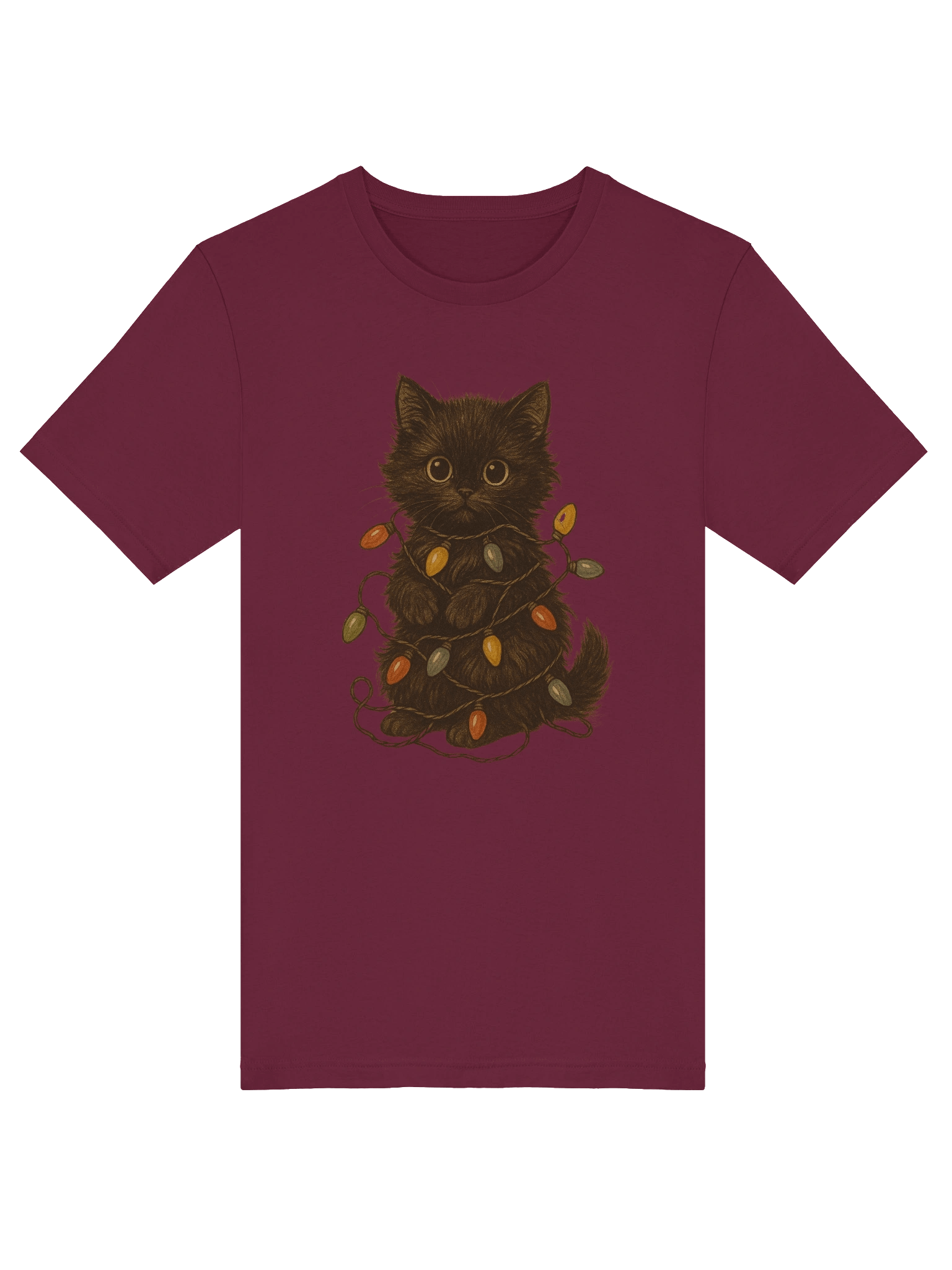Fluffy Kitten String Lights T-Shirt product image (17)
