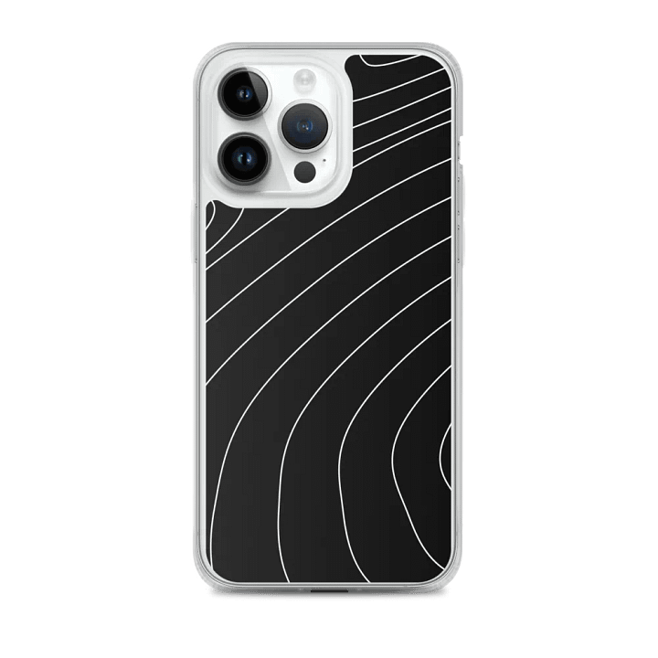 Topographic Lines MagSafe® Clear Case product image (2)
