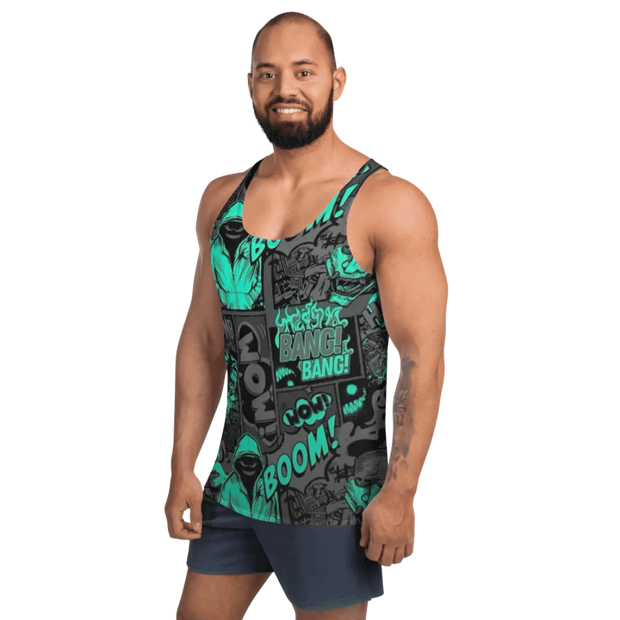 Urban Vibes Comic Tank Top product image (11)