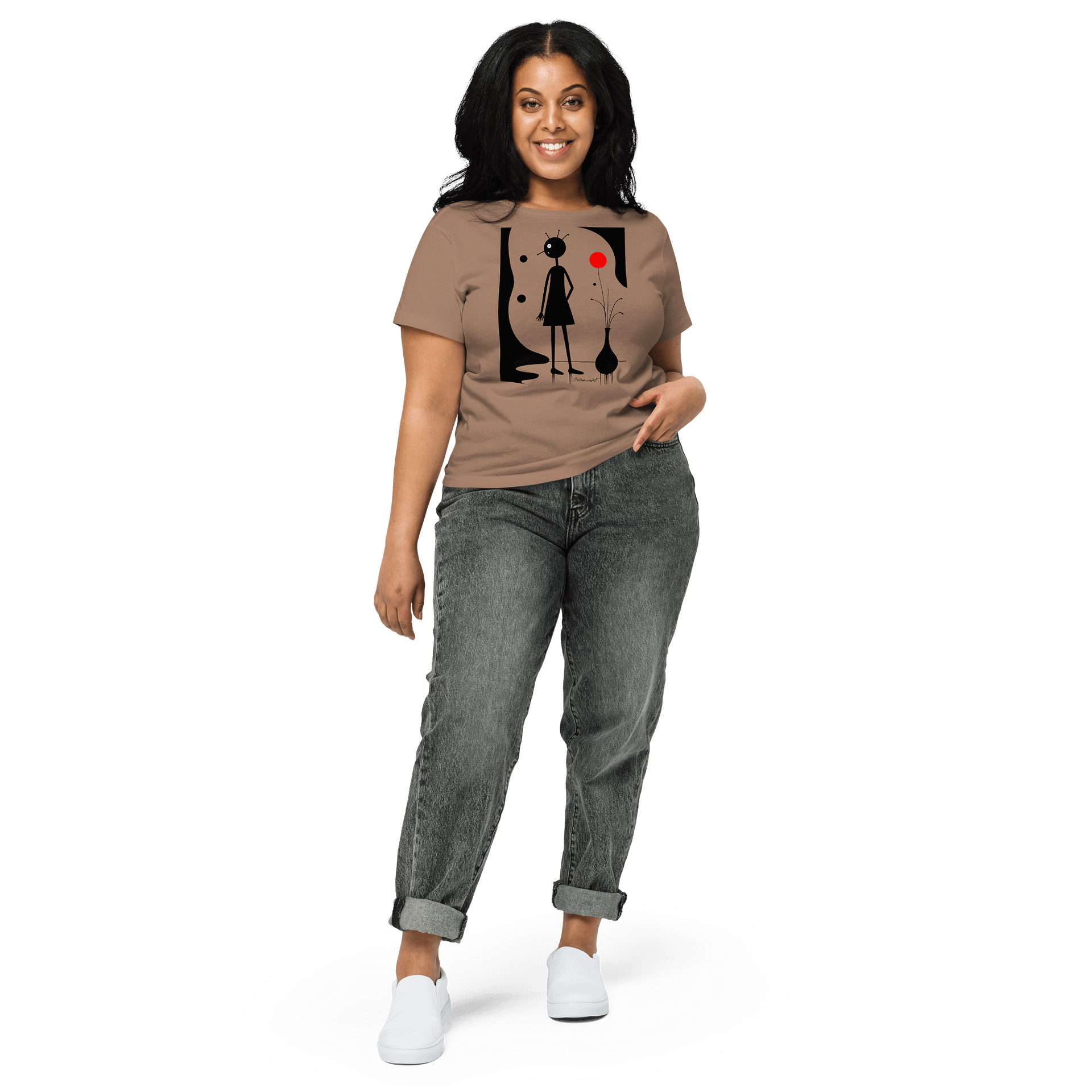 Cotton Heritage Women's High-Waisted Tee product image (9)