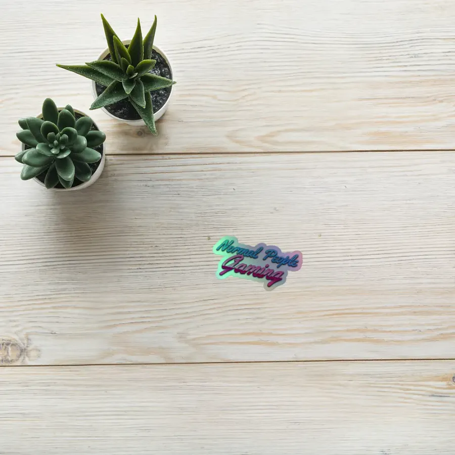 Normal People Gaming Holographic Sticker product image (8)