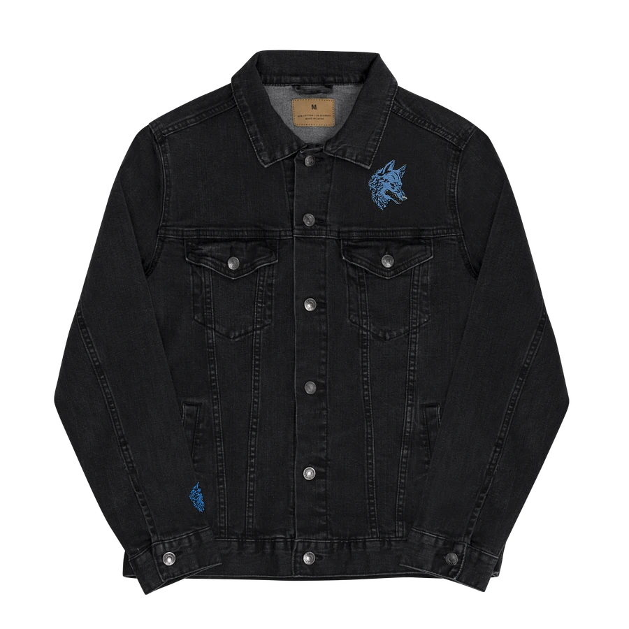 Wild Dogs Embordered Jean Jacket by Cognitiv Kreep LIMITED DROP product image (2)