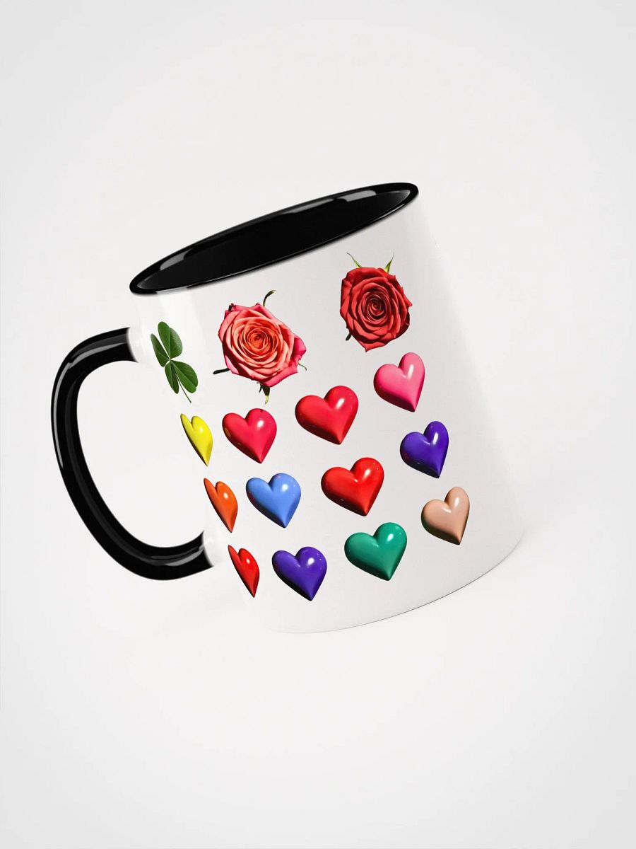 Colorful Heartfelt Roses Ceramic Mug product image (1)