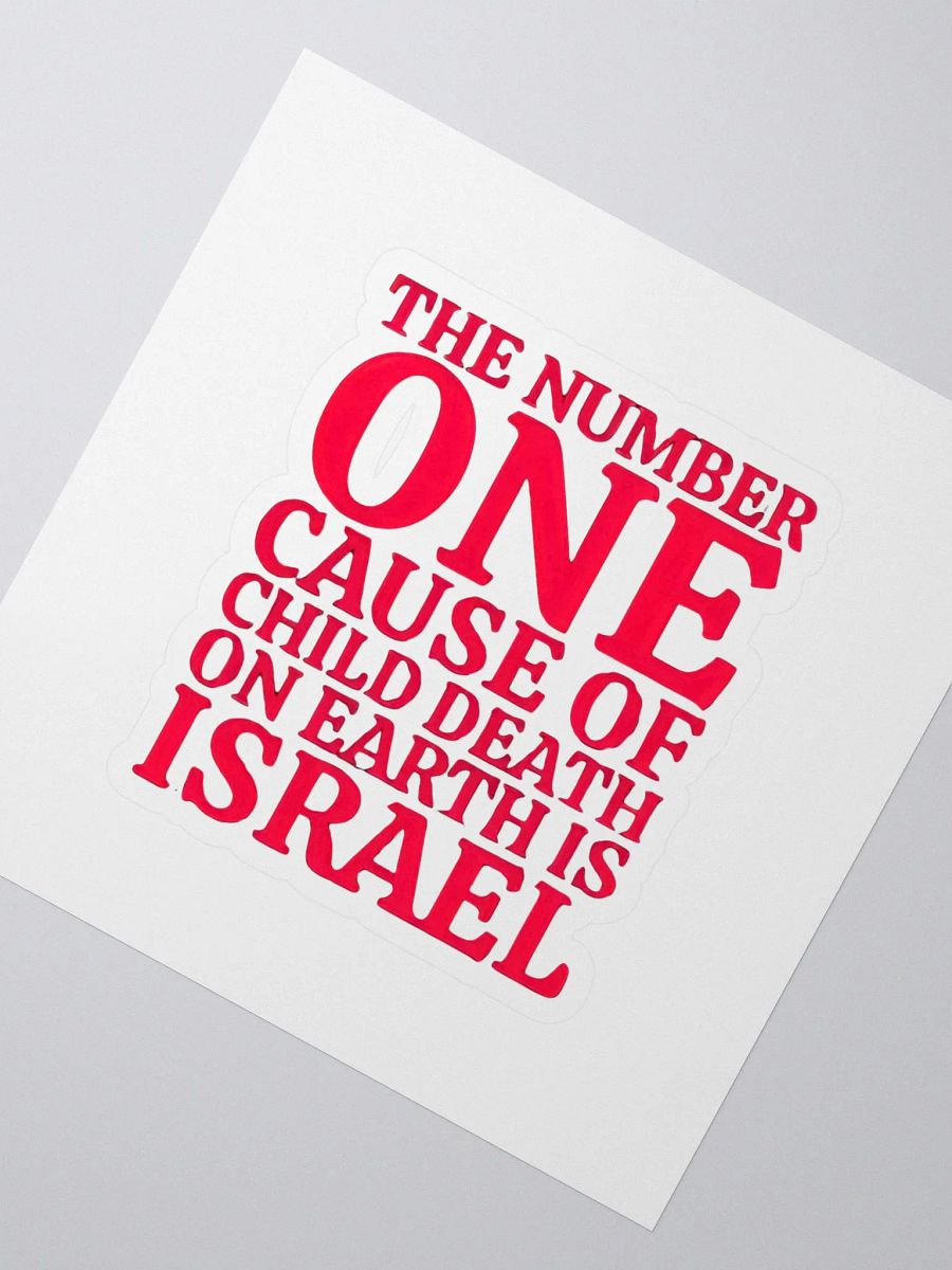 the number one cause of child death on earth is israel product image (3)