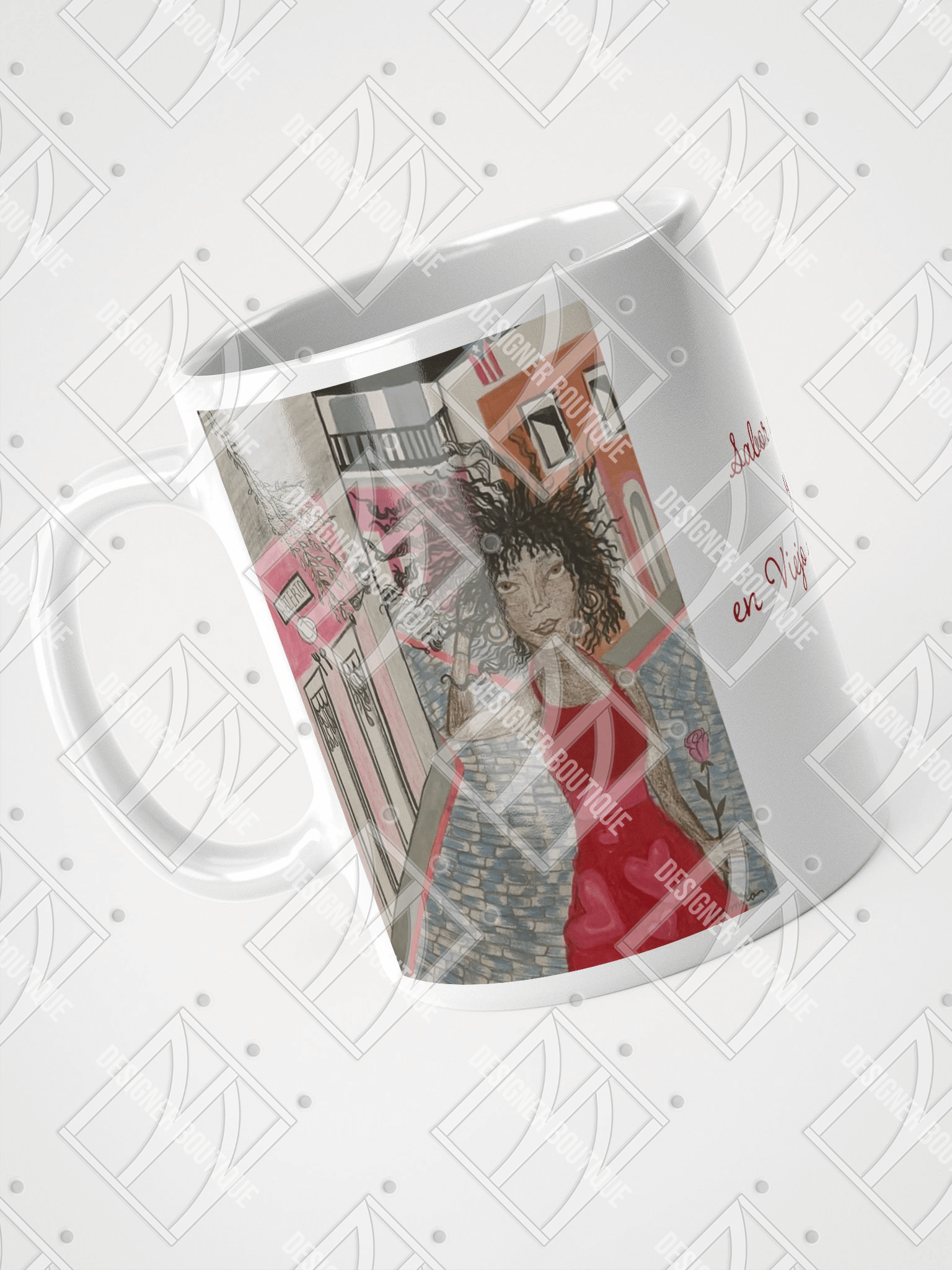 NN Designer Boutique x Camila Arraiza: Taza (Afro-Boricua) – Sabor a Amor y Café en el Viejo San Juan product image (5)