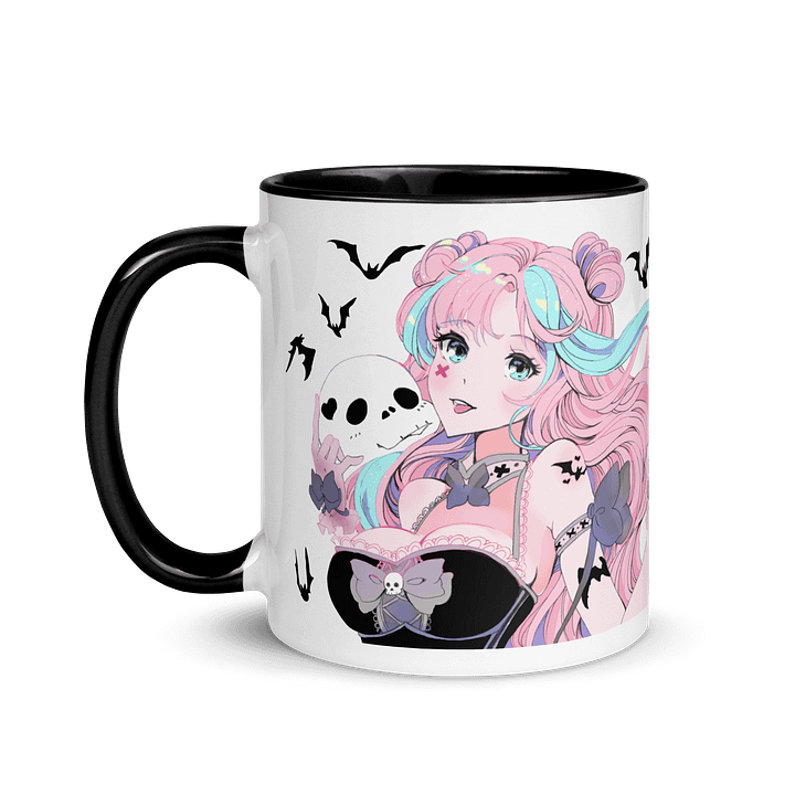 Fall 2024 SparkleGoth Waifu Mug ♥Skelly Love!♥ product image (1)