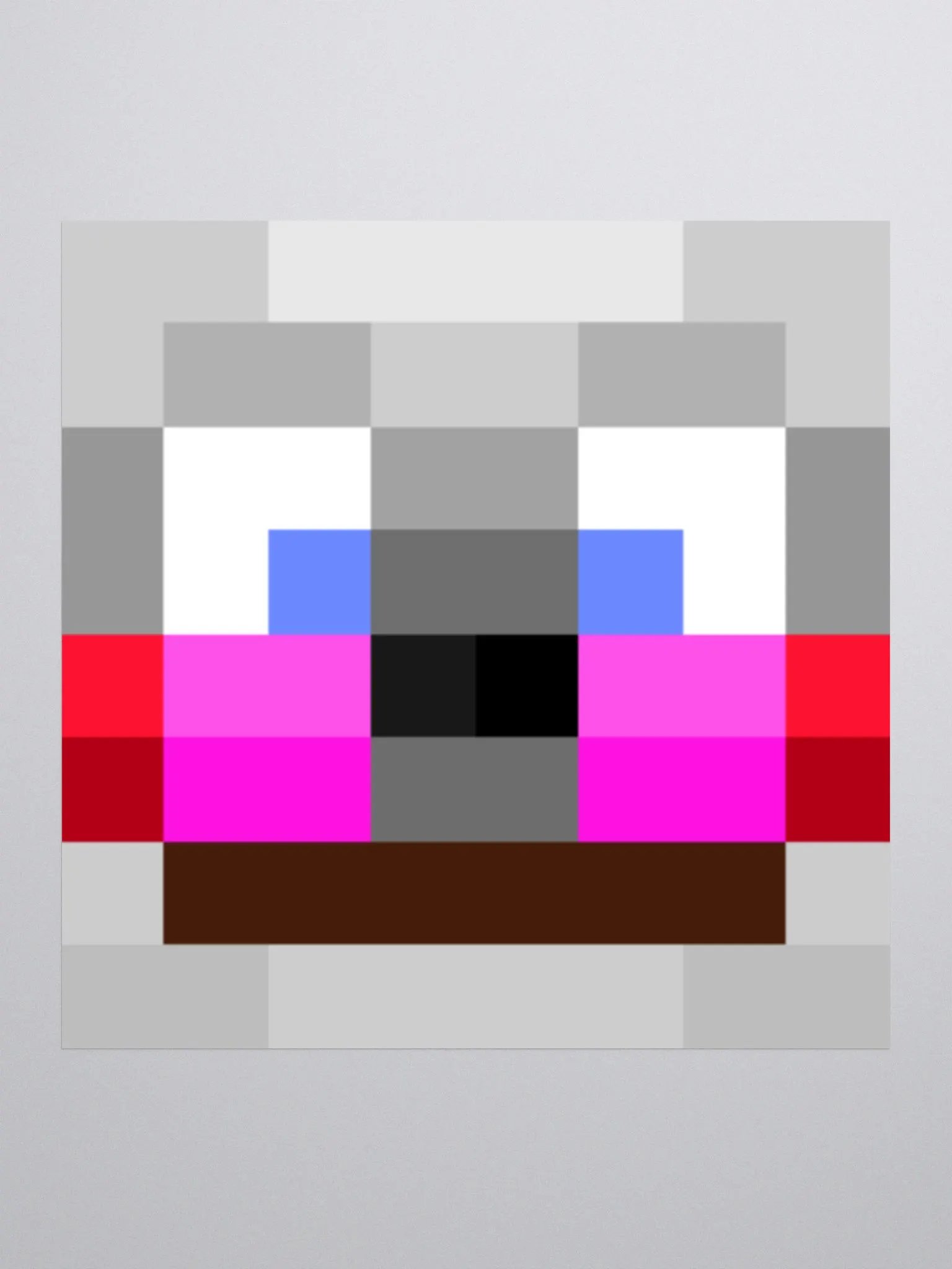 Funtime3Freddy3 Minecraft Skin Head Sticker product image (2)
