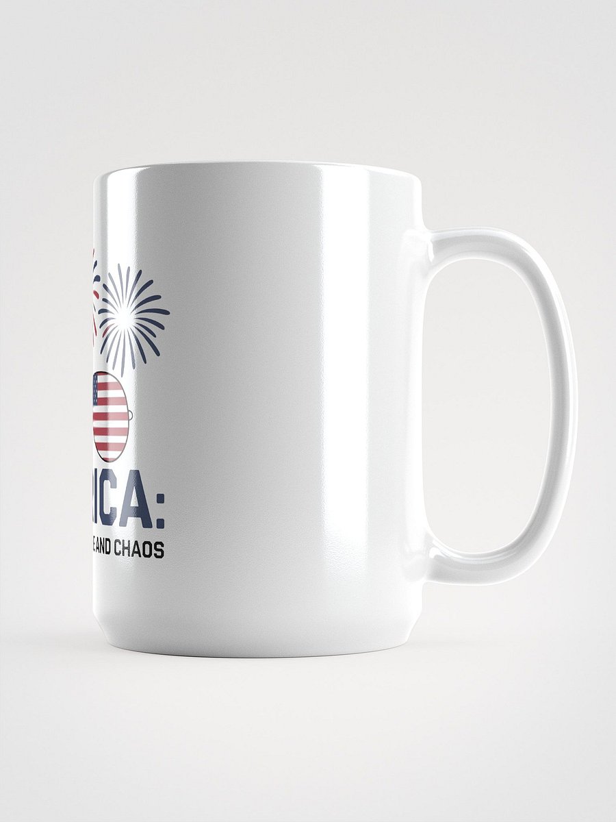 Coffee and Chaos - Funny 4th of July Mug product image (2)