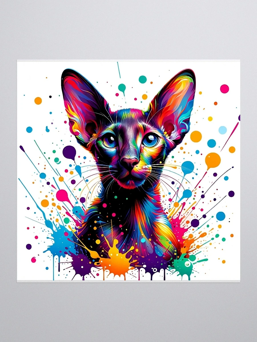 Kiss Cut Stickers: Oriental Shorthair product image (1)