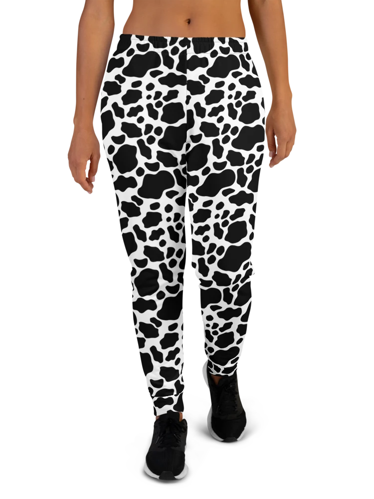 Cow Print Joggers - Female Fit product image (1)