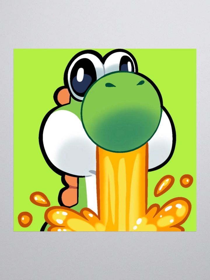MARIOTHON YOSHI STICKER product image (1)