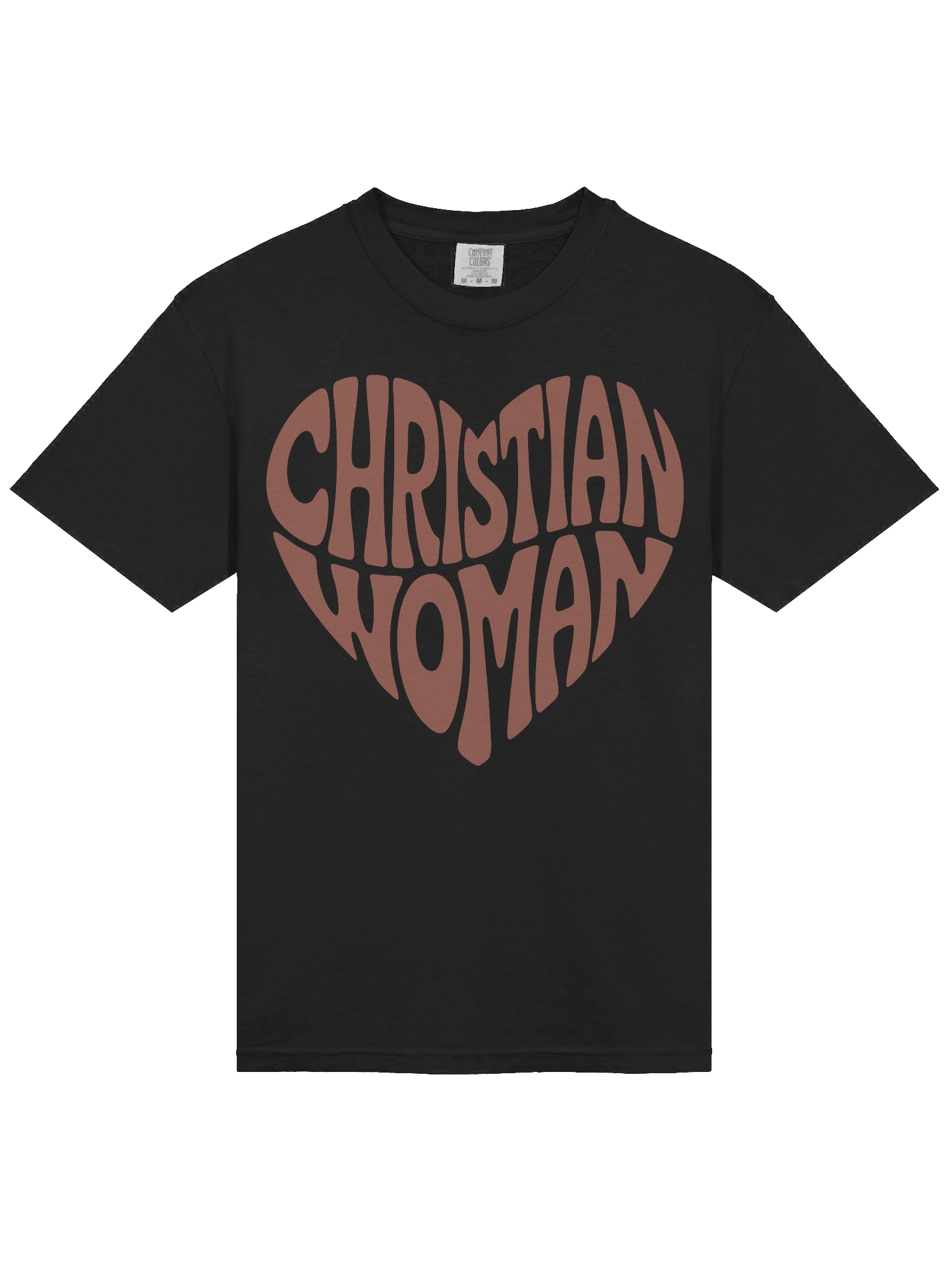Christian Woman Heart Design Retro Style product image (3)