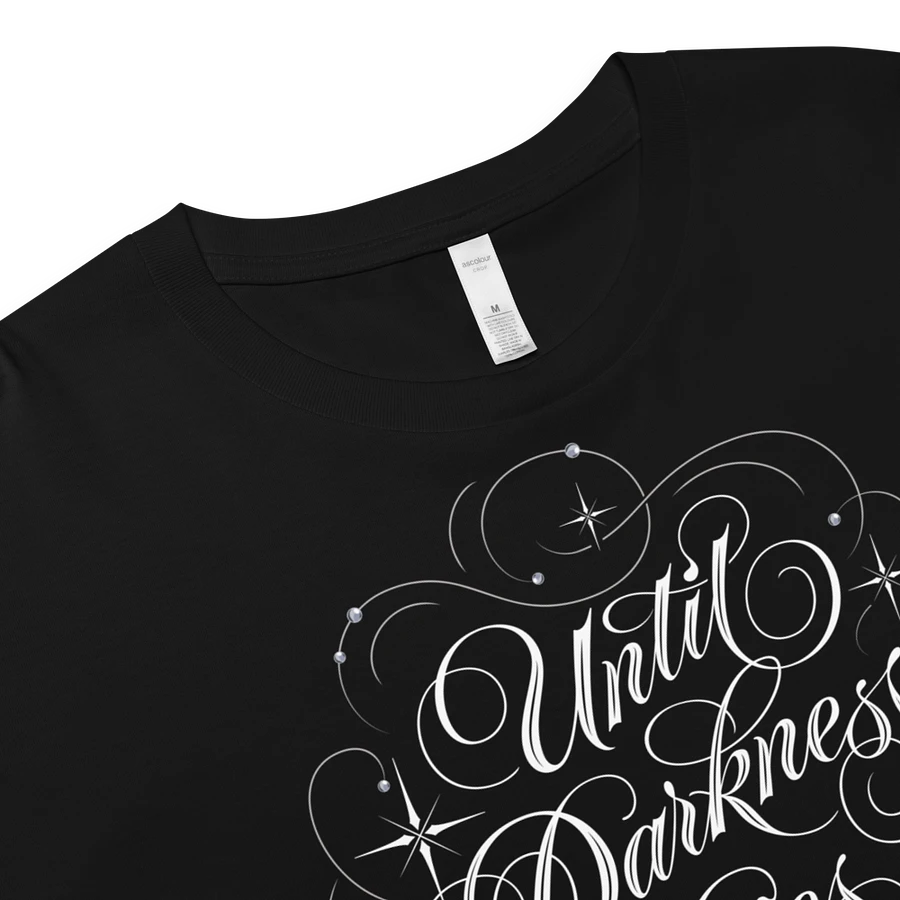 Until Darkness Dies (swirls design) Women's Premium Crop Top product image (8)