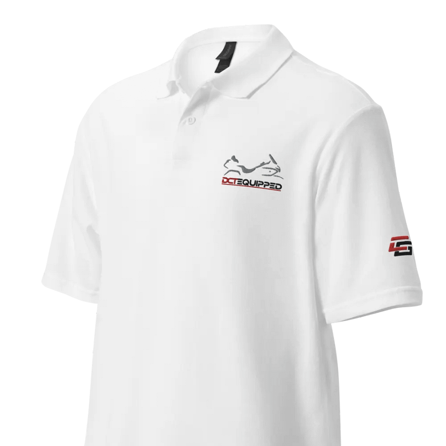 DCT Shadow Wing Polo Shirt White/Gray product image (5)