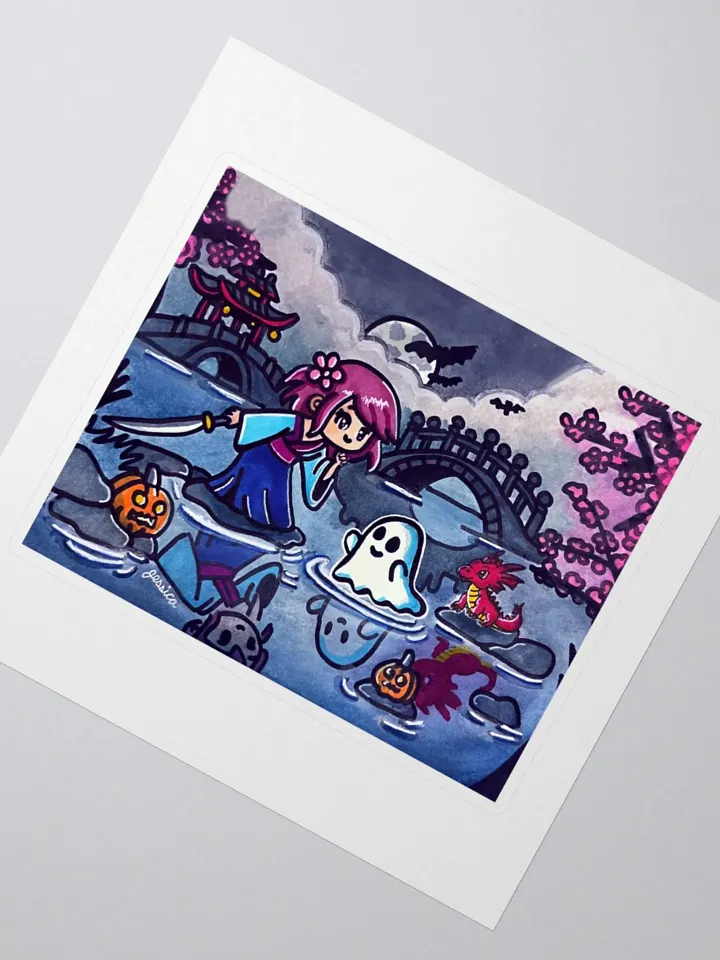 Mystical River Reflections Sticker product image (2)