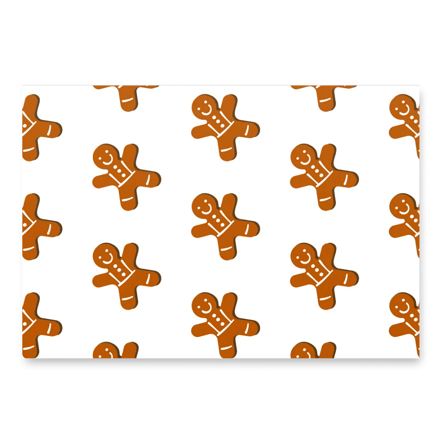 Gingerbread Cookie Wrapping Paper product image (3)