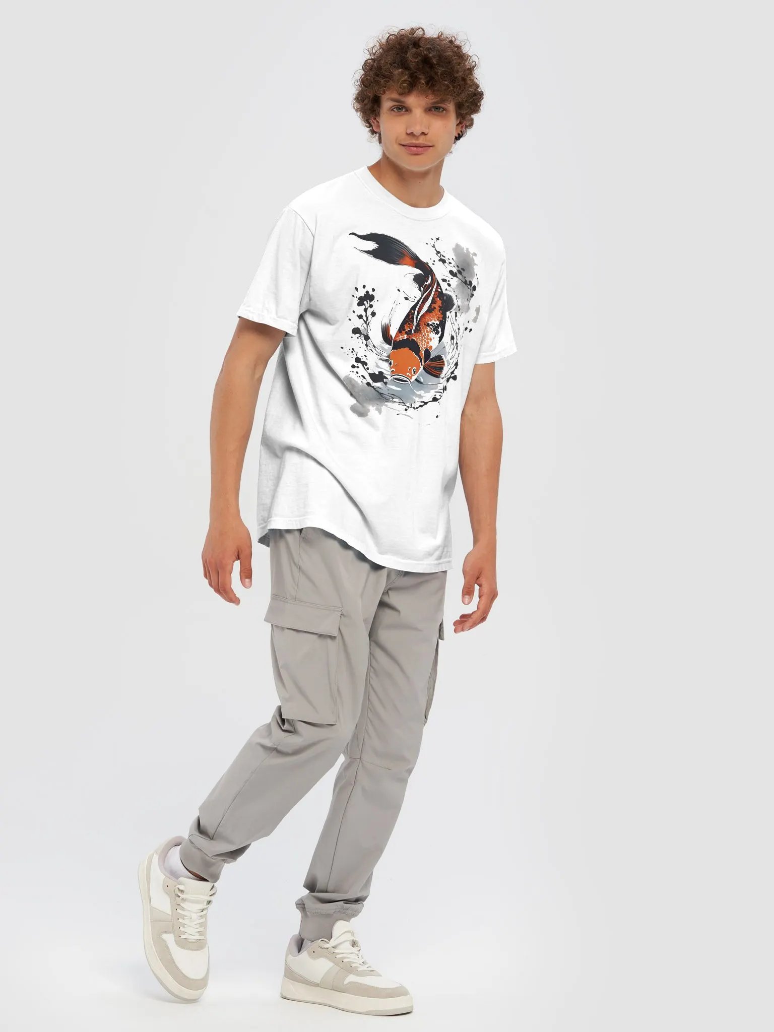 Culture Haus Graphic T-Shirt - Ink Koi product image (6)