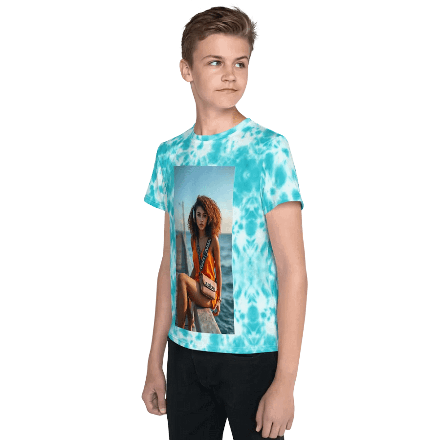 Sky Dream Lady Youth T-Shirt product image (3)