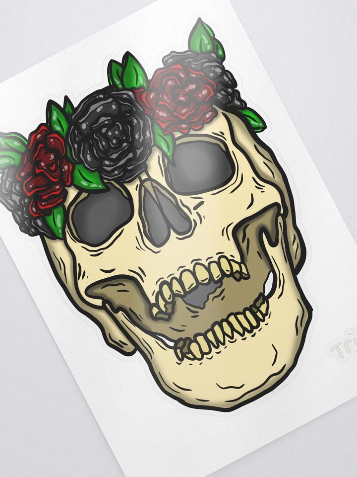 Flower Skull Sticker product image (2)