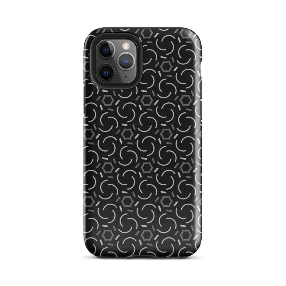 Smoke & Shadow Geometric Pattern Tough iPhone Case product image (2)