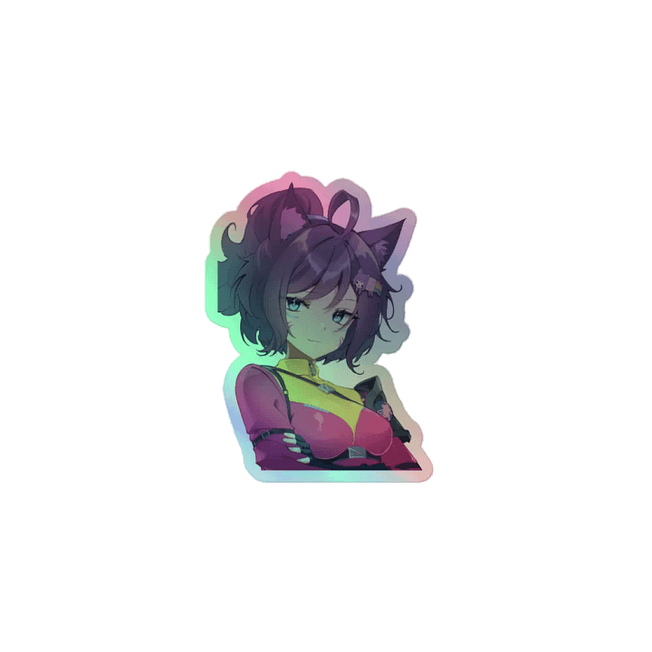 Holographic PixelKitten Sticker Set product image (1)