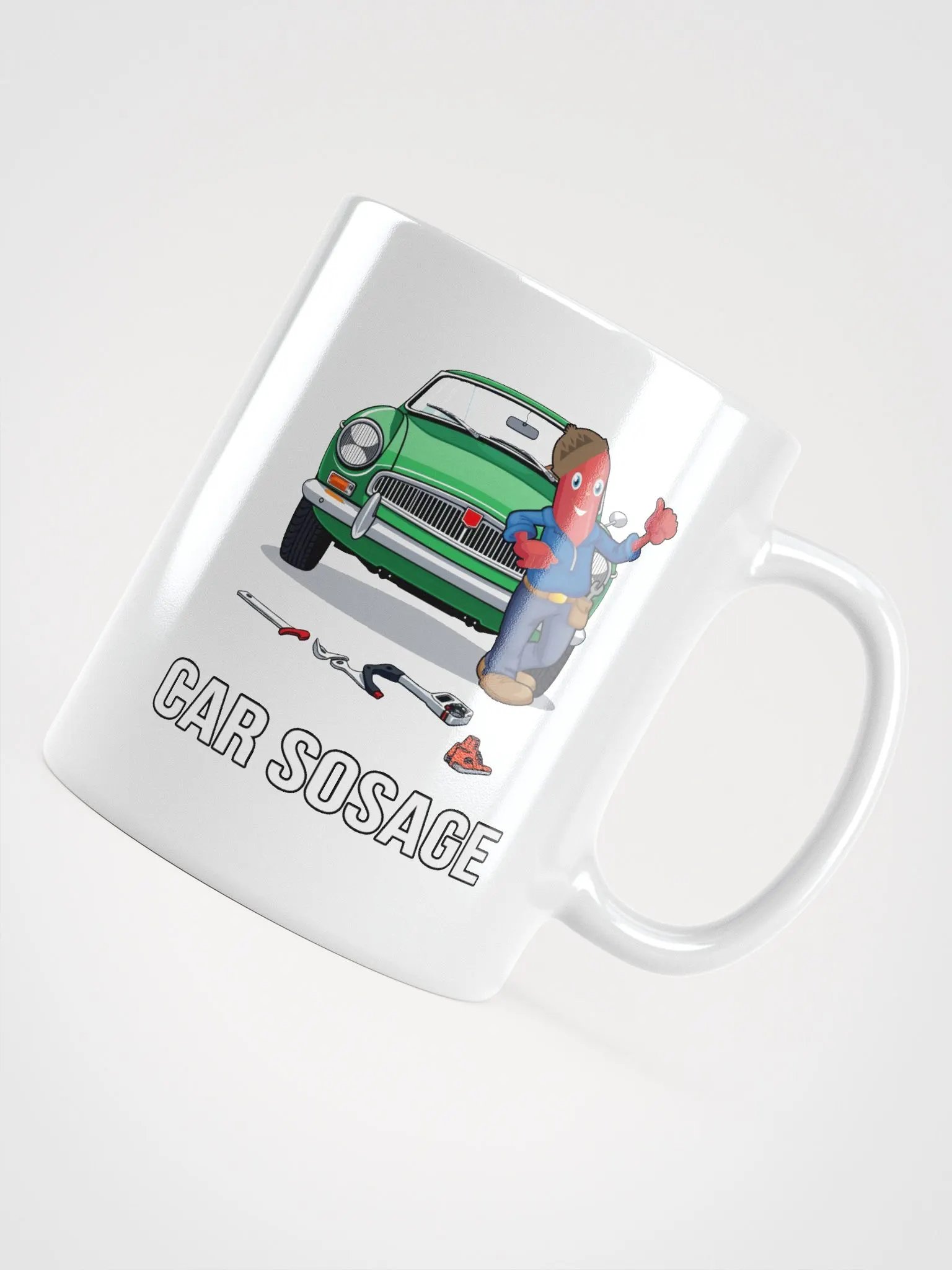 Car Sosage 1002 - White Glossy Mug product image (4)
