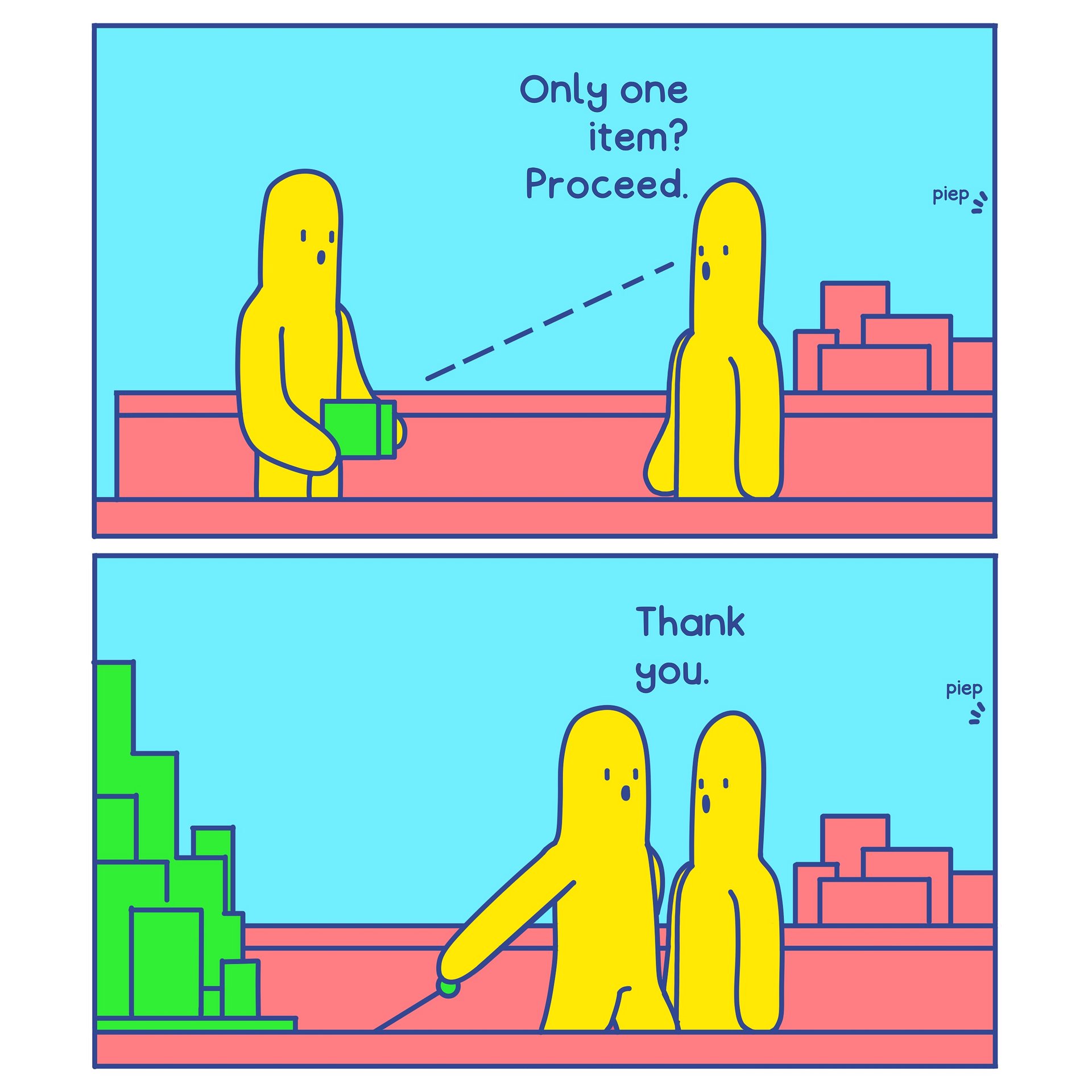 "Proceed" Comic Print product image (1)