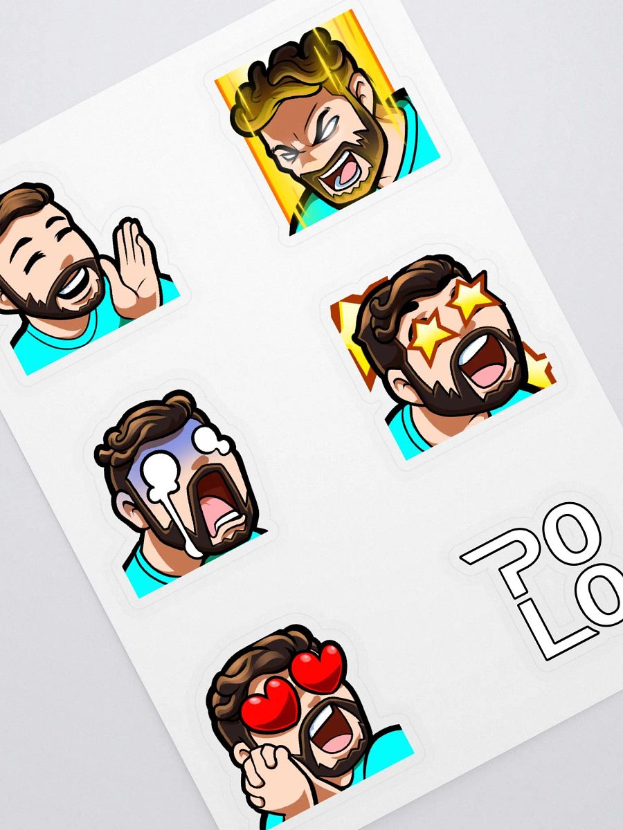 Emotes + Logo Stickers product image (1)