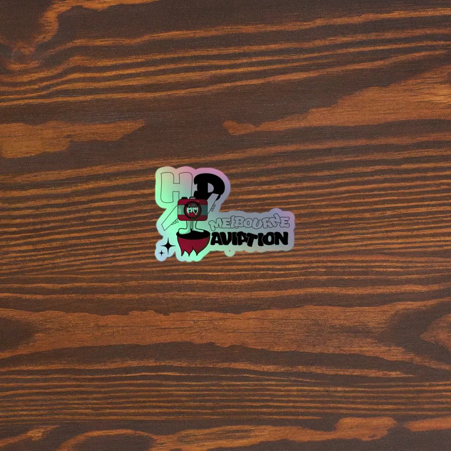 HD Melbourne Aviation Logo & Mascot Holographic Sticker product image (5)