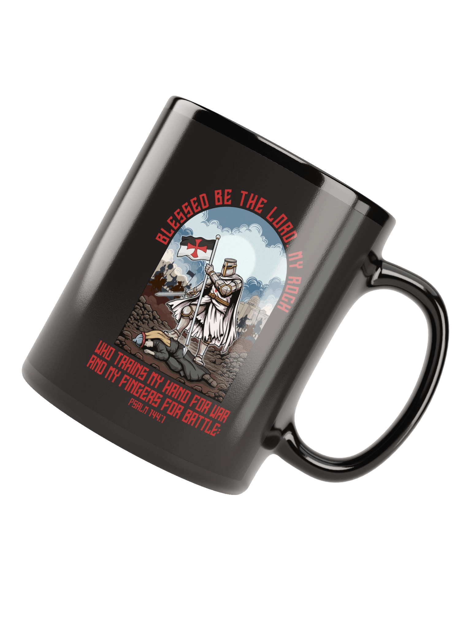Crusader Gear -Mug (black) product image (4)