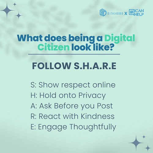 ✨ What’s a simple way to show up better online?
Just remember to S.H.A.R.E. — because every post, every comment, every moment...