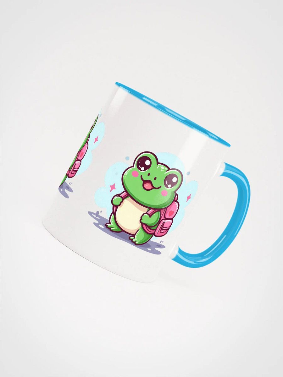 Cheerful Trekker Frog Mug product image (14)
