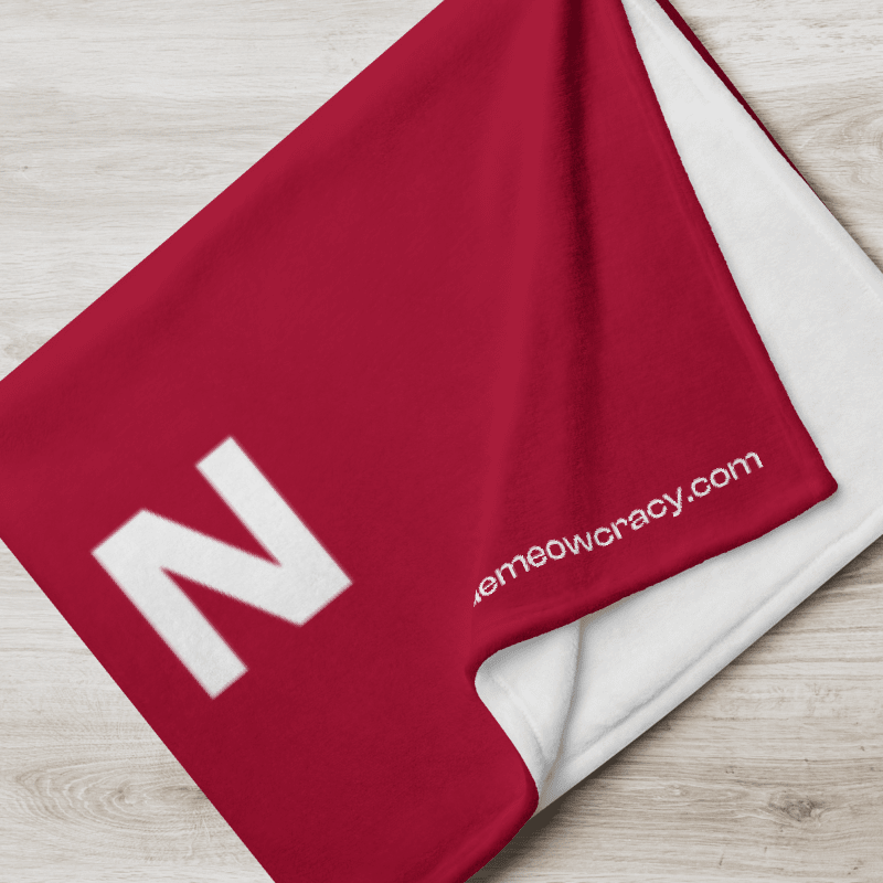 Make America Gag Again Red Throw Blanket product image (6)