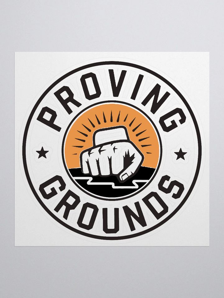 GVC Proving Grounds Kiss Cut Sticker product image (2)