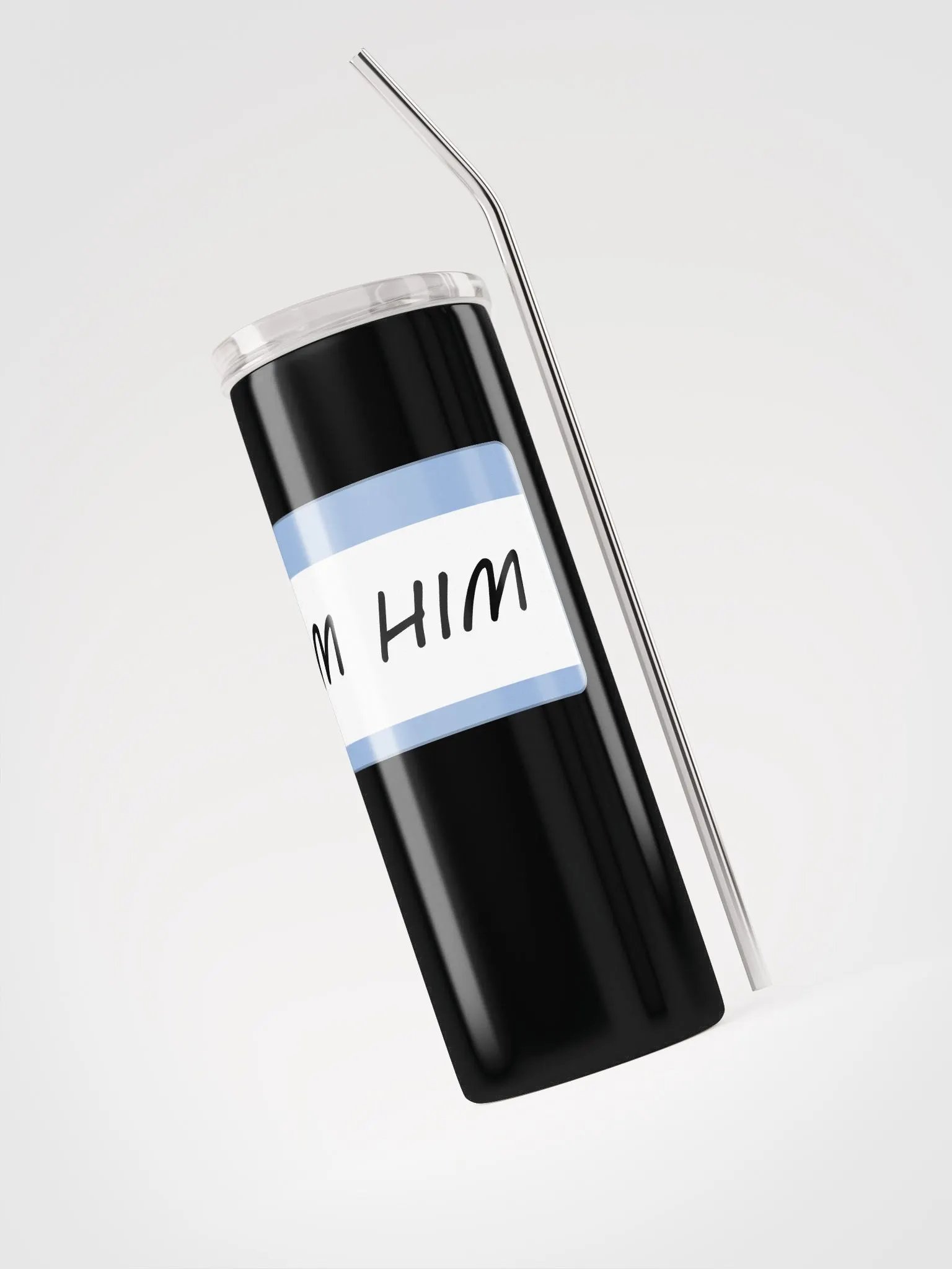 Im Him Blue Name Logo Tall Cup product image (3)