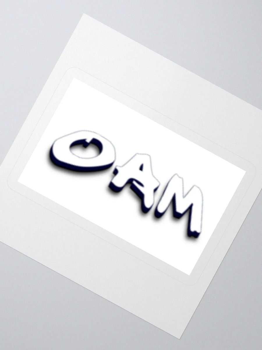 3D OAM Kiss Cut Stickers product image (7)