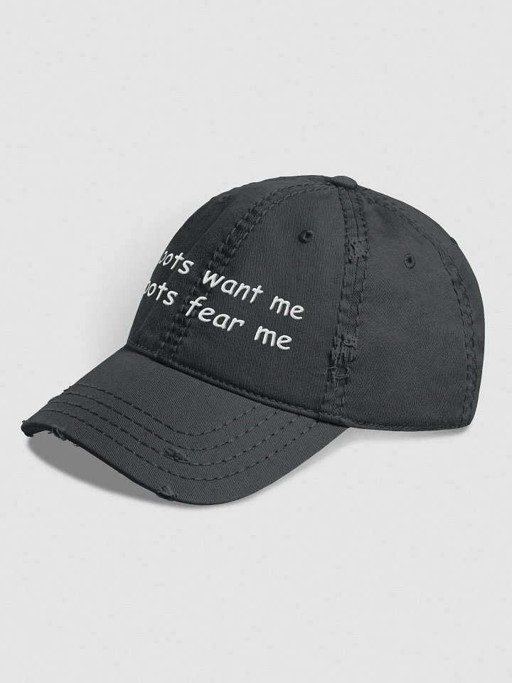 weird robot fishing hat white product image (4)