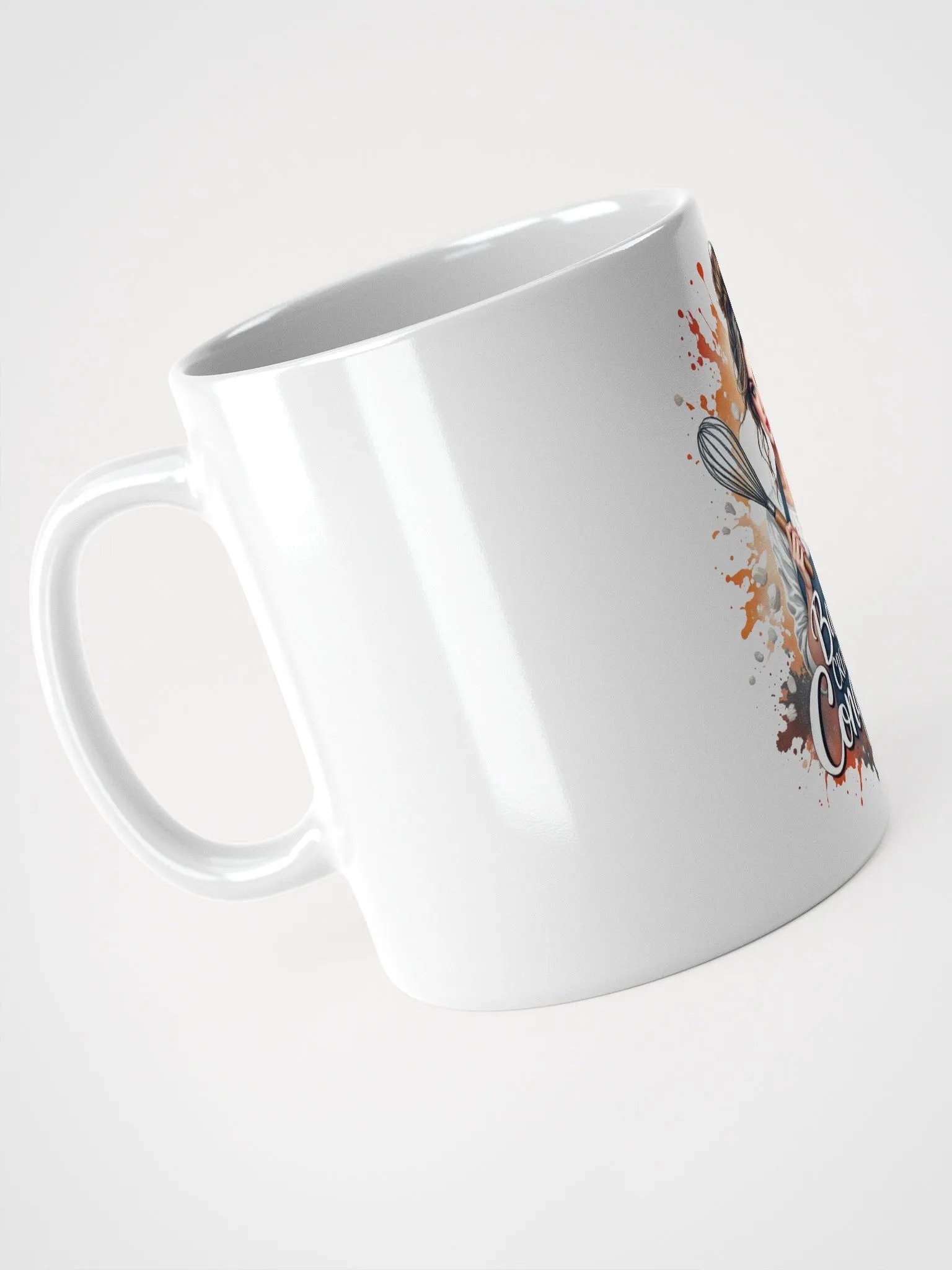 Bake, Create, Conquer White Mug product image (7)