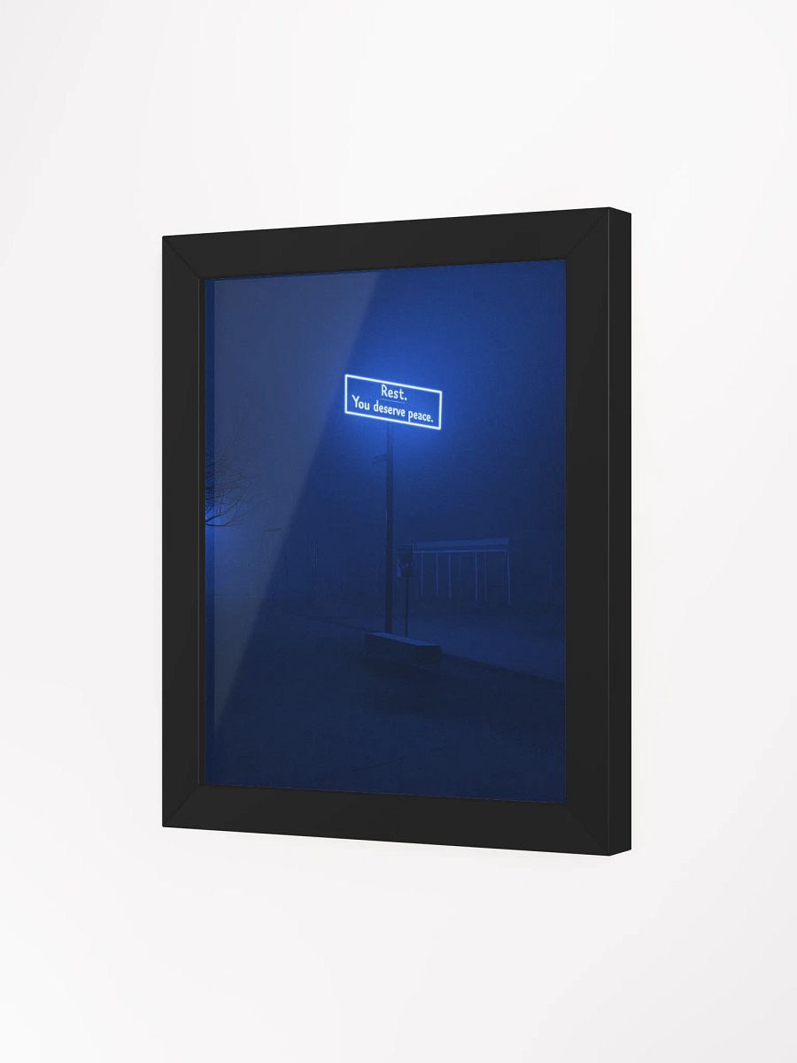 "Rest, you deserve peace" Framed Poster product image (36)