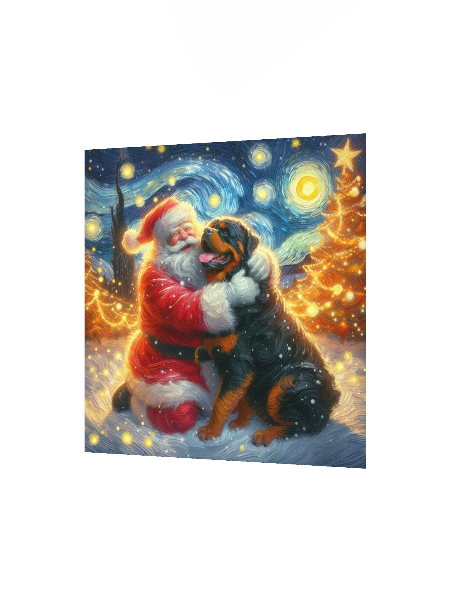 Rottweiler & Santa Poster product image (9)