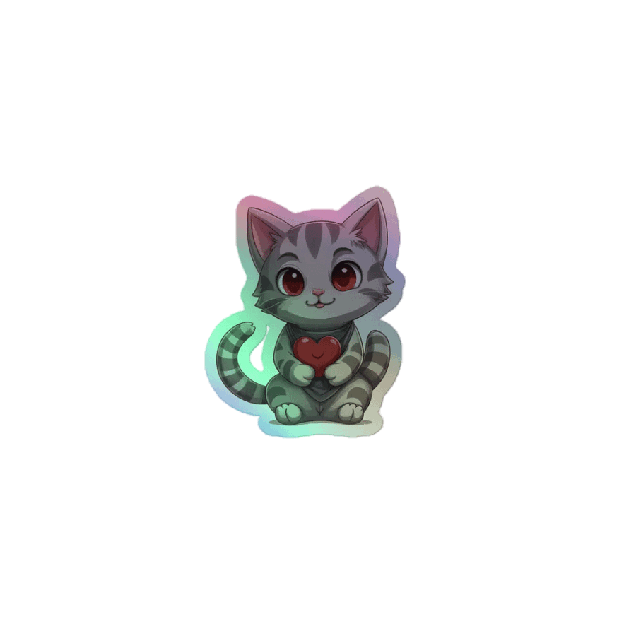 Kitty Love - Holographic Sticker - Legion Series product image (1)