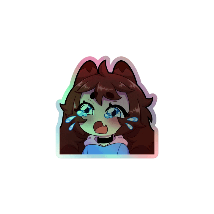 Wolfy Sadge Holo Sticker product image (1)