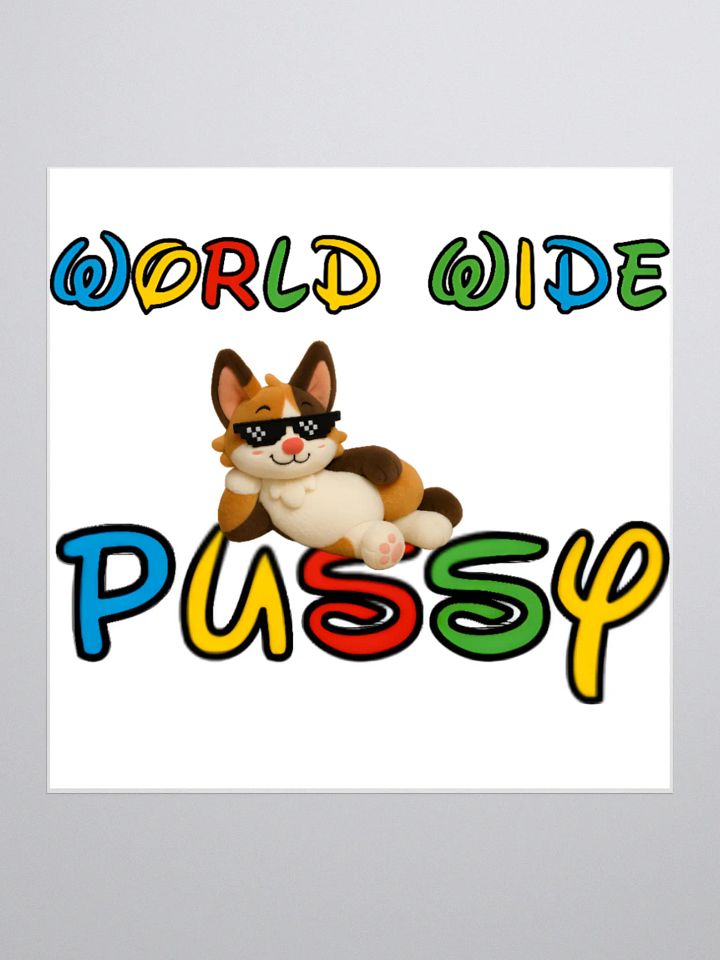 World Wide Pussy Sticker Set product image (1)