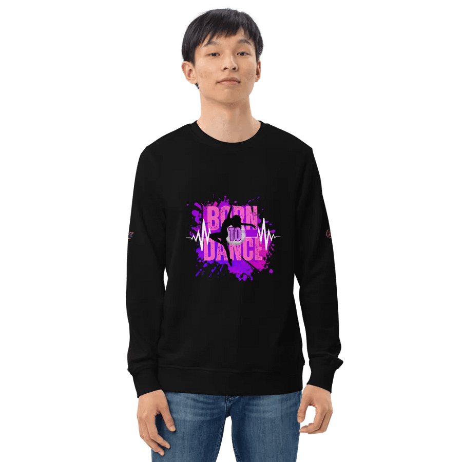 BORN TO DANCE Her Silhouette Unisex Organic Sweatshirt product image (3)