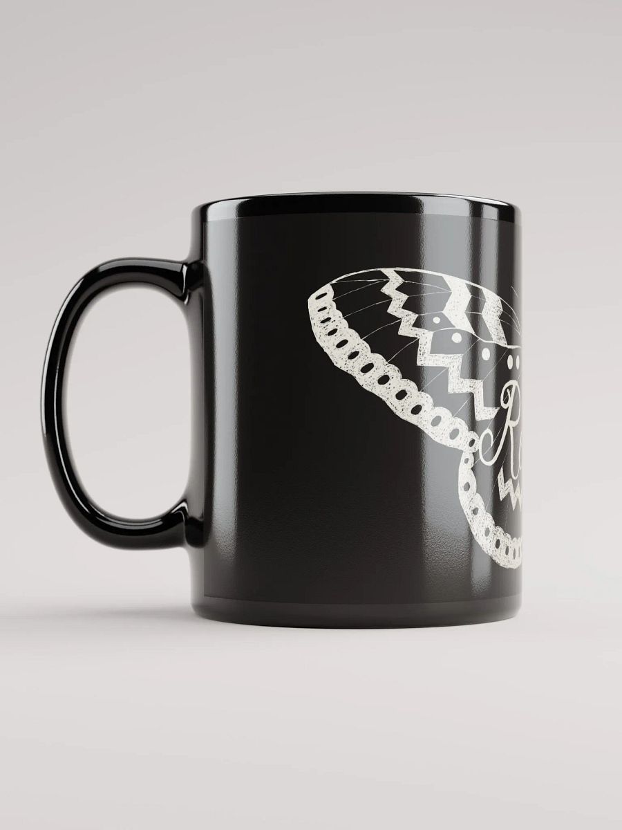 Reality Moth Black Mug product image (5)