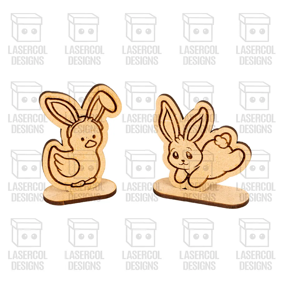 Easter Cutouts With Base Set 2 - Laser Cut Files product image (6)