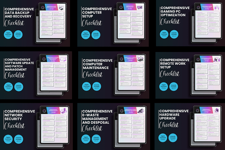 Ultimate Digital Checklist Bundle product image (1)