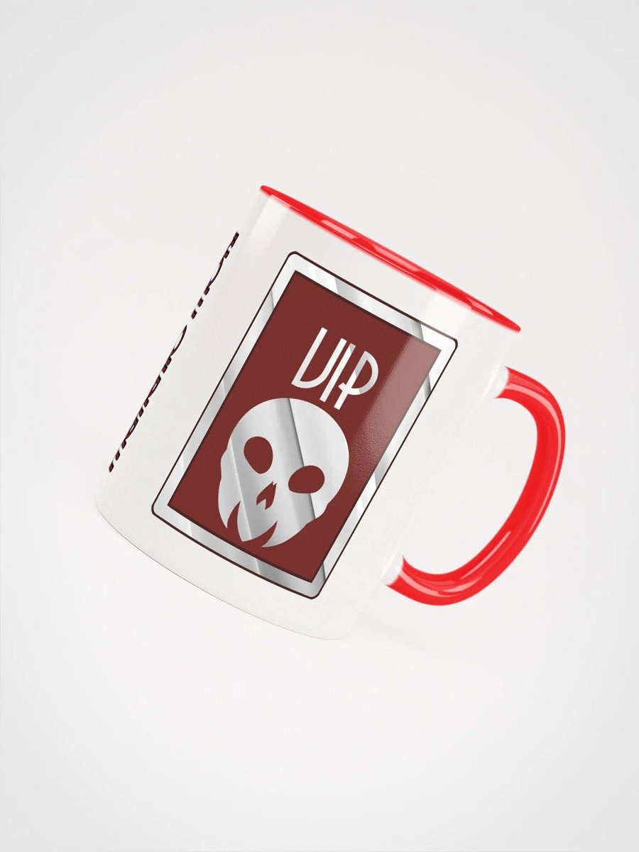Hotel Calaveras VIP Ceramic Mug (White & Red) product image (3)