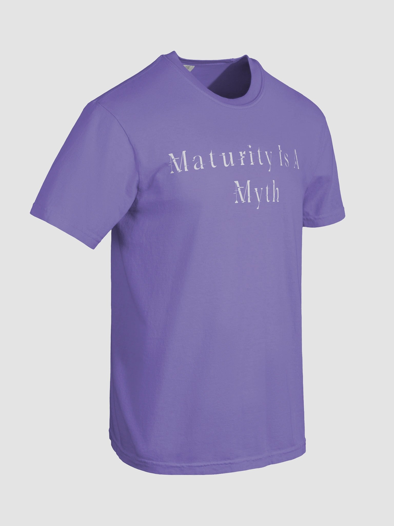 Maturity Is A Myth Violet Cursed Tee product image (8)