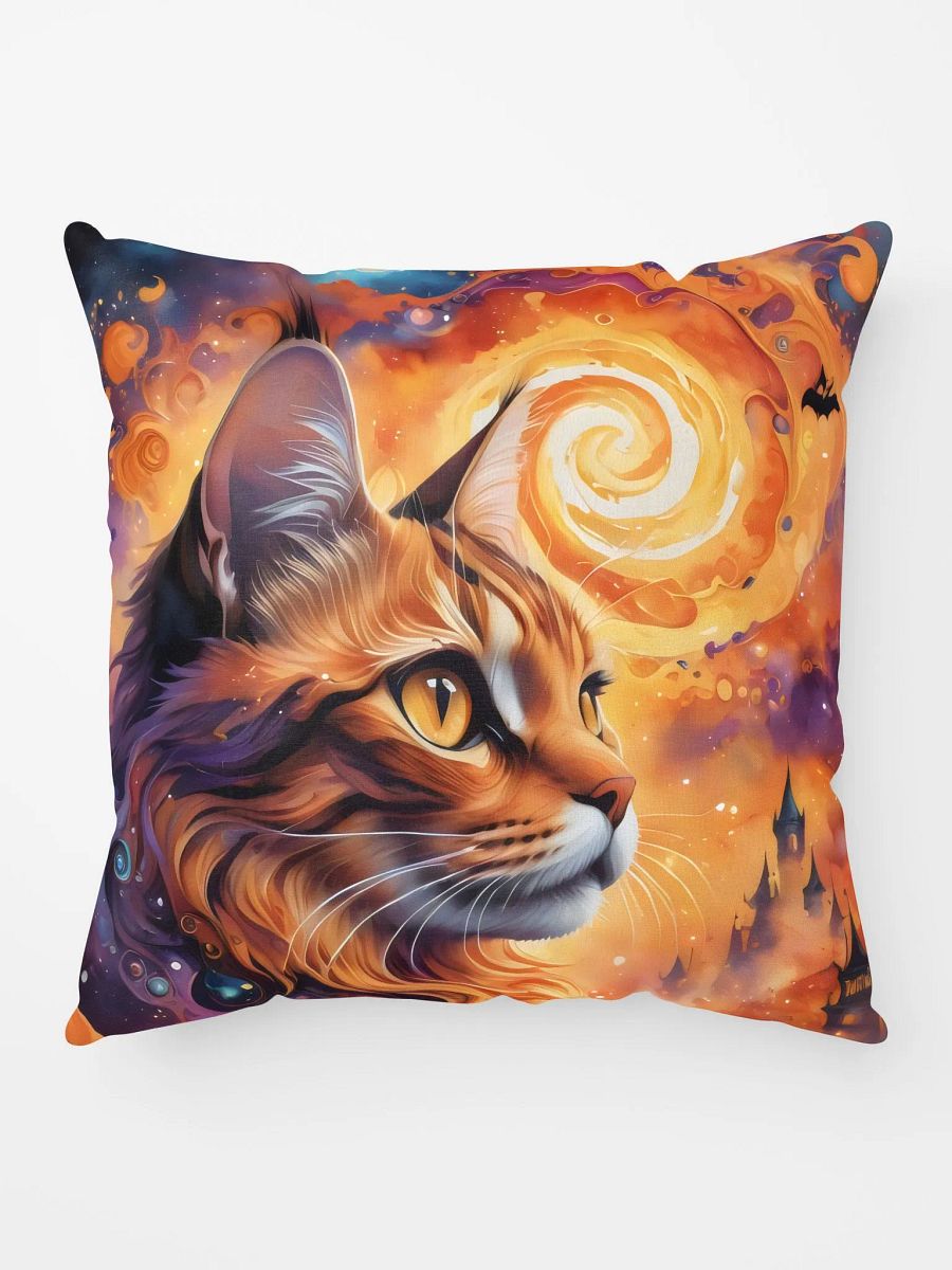 Feline Fantasy in the Galaxy Pillow product image (1)